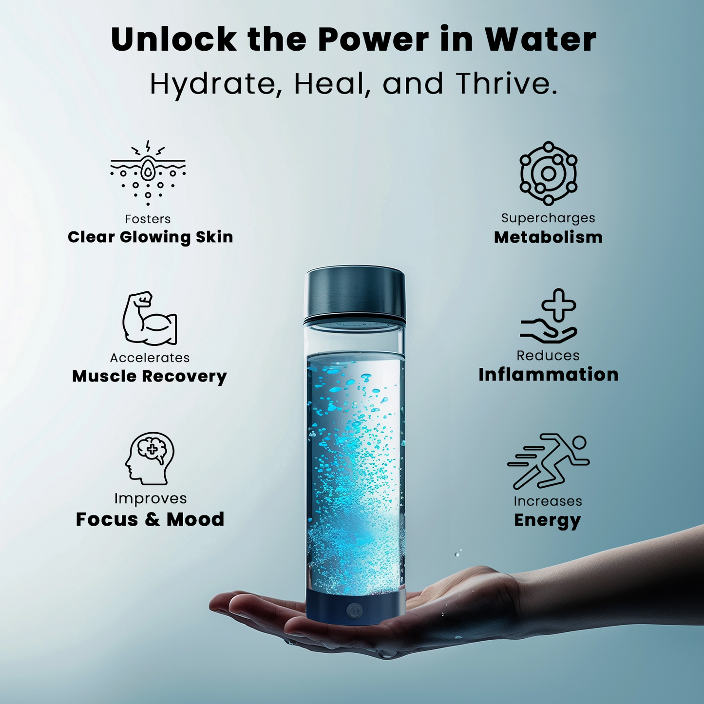 Elementia™ Hydrogen Water Bottle